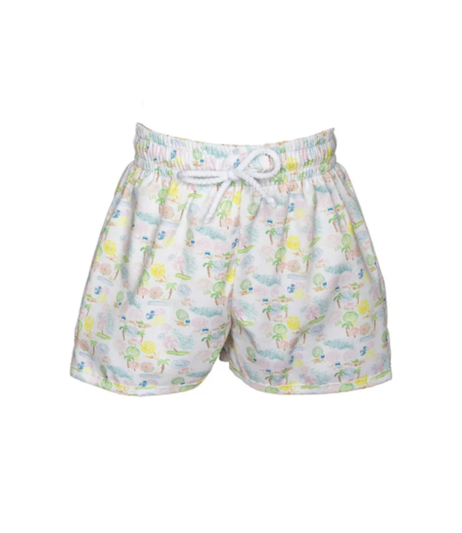 the proper peony Bahama Swim Trunk