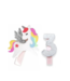 lilies&roses Unicorn Birthday Number Hair Clips