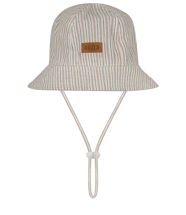 Oatmeal Collier Boys Floppy Hat 0-12m