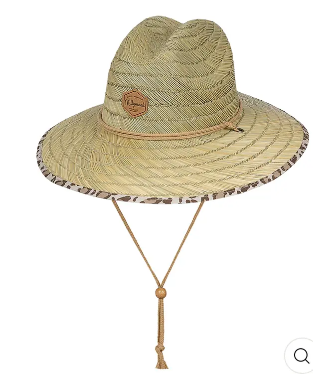 Girls Surf Straw Natural Blaire Hat O/S