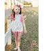 James and Lottie Lila Stripe Knit Lila Bloomer/Banded Short Set