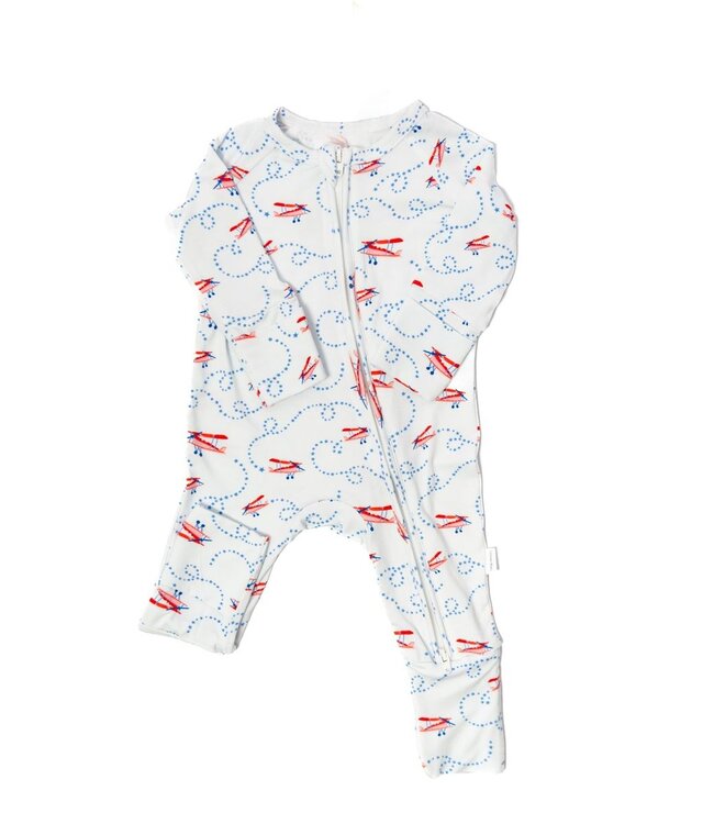 The Uptown Baby Airplane Sleep Romper