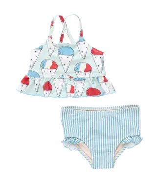 Pink Chicken Snow Cones Joy Tankini