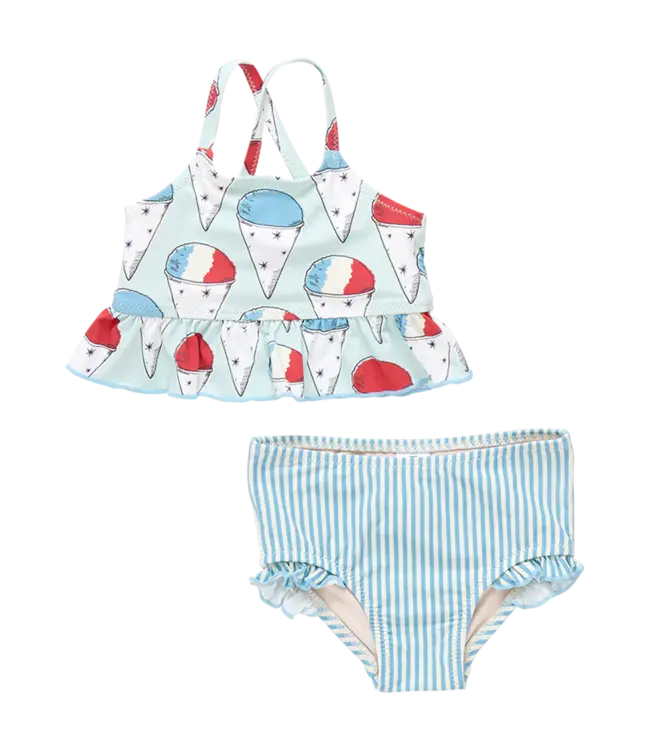 Pink Chicken Snow Cones Joy Tankini