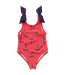 Pink Chicken Red Nautical Anchors Shelly Swimsuit