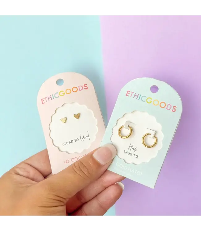 Ethic Goods Tiny Hoops Earrings