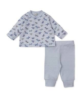 Kissy Kissy Lt. Blue Air Adventures Pant Set