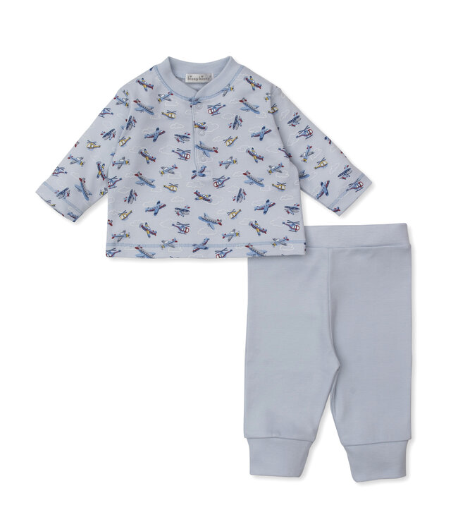 Kissy Kissy Lt. Blue Air Adventures Pant Set