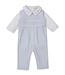 Kissy Kissy Lt. Blue CLB Fall 25 Overall Set w/Smocking
