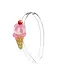 lilies&roses Ice Cream Pink Glitter Headband