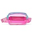 Iscream Color Block Clear Belt Bag