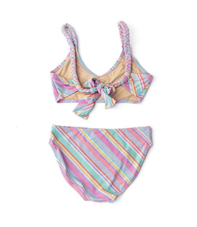 Shade Critters Shimmer Tie Stripe 2 Piece Swim Suit