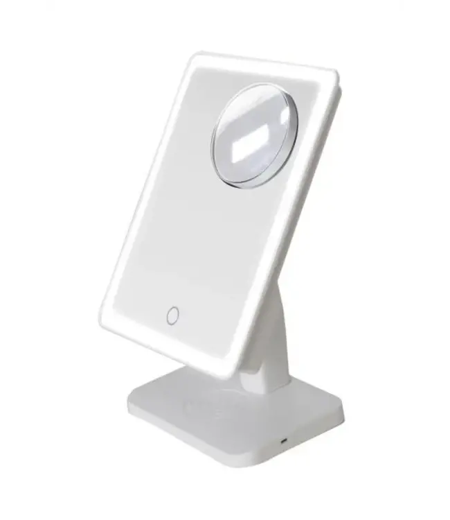 Glam Studio Vanity Mirror with Bluetooth Speaker and Wireless Charger
