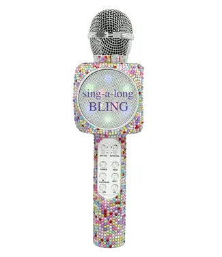 Wireless Express Confetti Bling Sing A Long Microphone