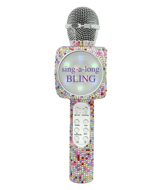 Wireless Express Confetti Bling Sing A Long Microphone