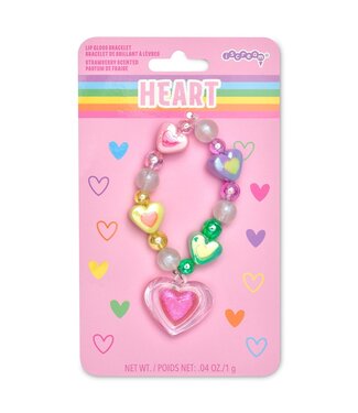Iscream Heart Lip Gloss Bracelet