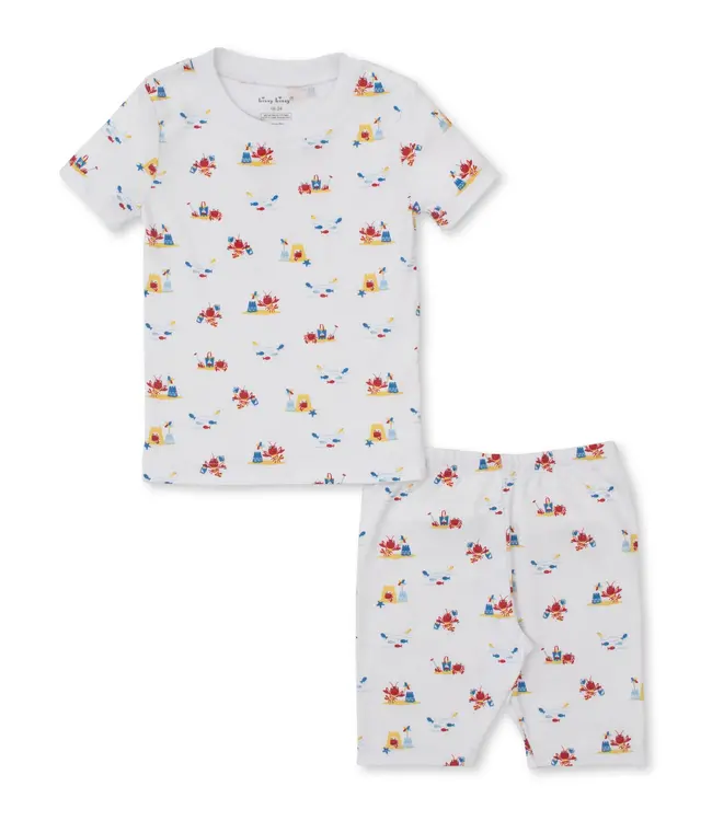 Kissy Kissy Blue Lobsters Sandy Smiles Short PJ Set