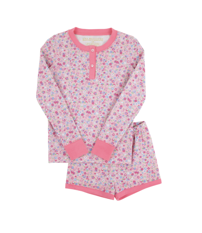 Beaufort Bonnet Mableton Mini Floral/Rose Sara Jane's L/S Short Set