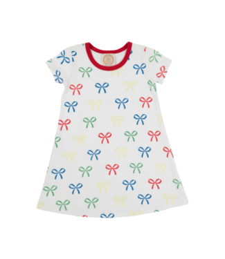 Beaufort Bonnet Ribbon Reminder/Red Polly Play Dress