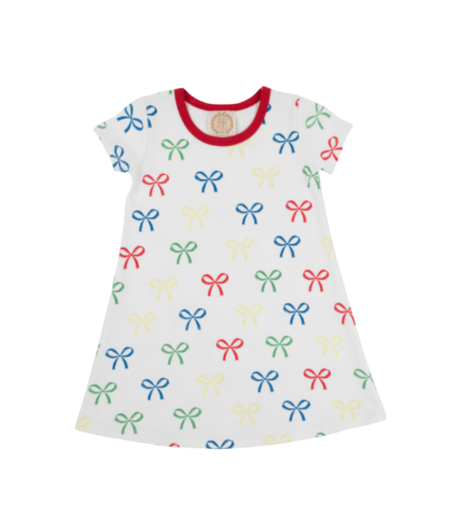 Beaufort Bonnet Ribbon Reminder/Red Polly Play Dress