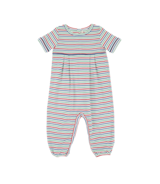 Beaufort Bonnet Simsbury Stripe/Wood Boat Blue Bradford Romper