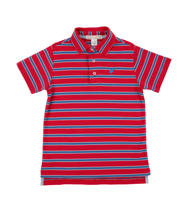 Beaufort Bonnet Richmond Red/Blue Prim and Proper S/S Polo