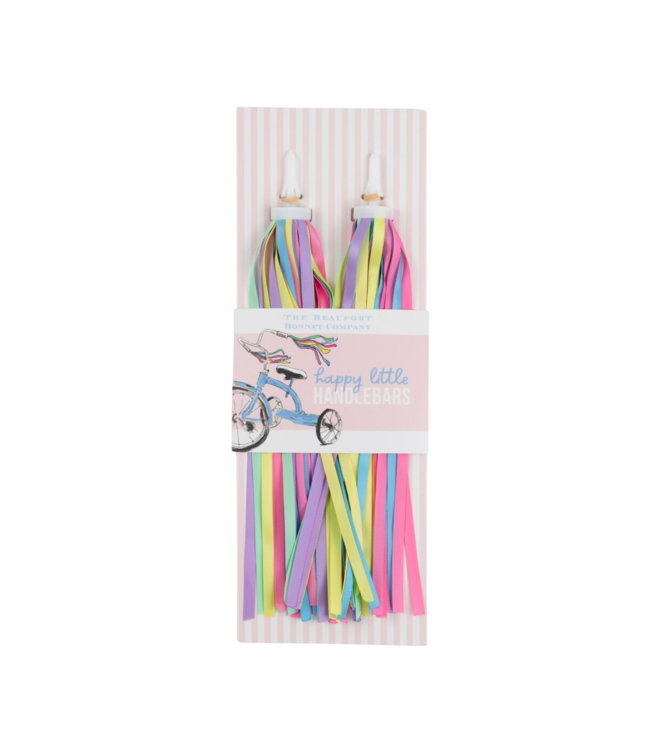 Beaufort Bonnet Bellport Butter Yellow Rose/Blue/Violet/Green Happy Little Handlebars