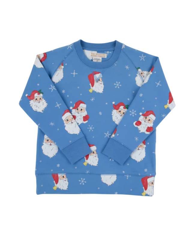 Beaufort Bonnet Barbados Blue Dear Santa Cassidy Crewneck