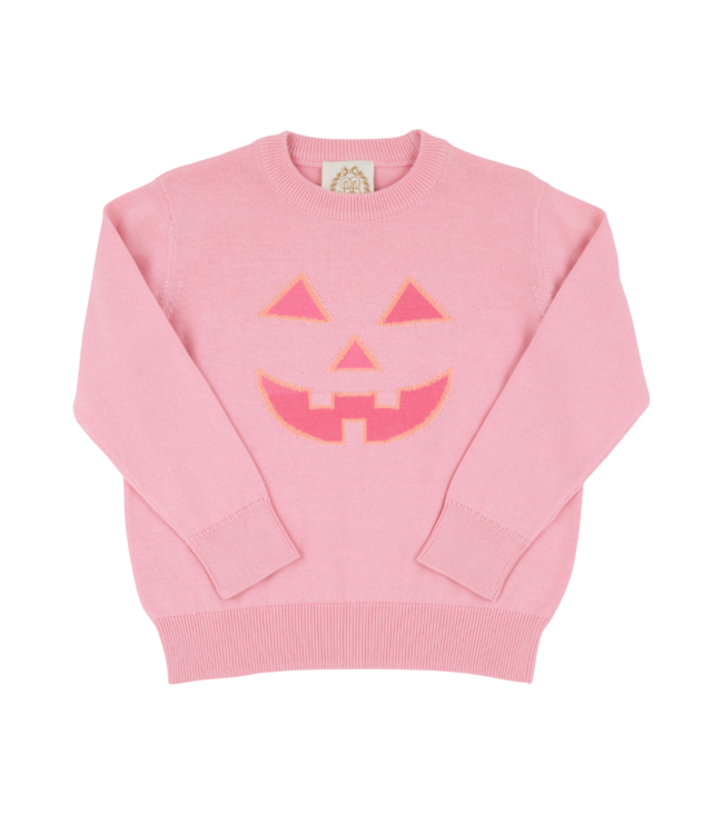 Beaufort Bonnet Sandpearl Pink/Pumpkin Face Isabelle's Intarsia Sweater