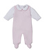 Pink Jacquard Overall Set