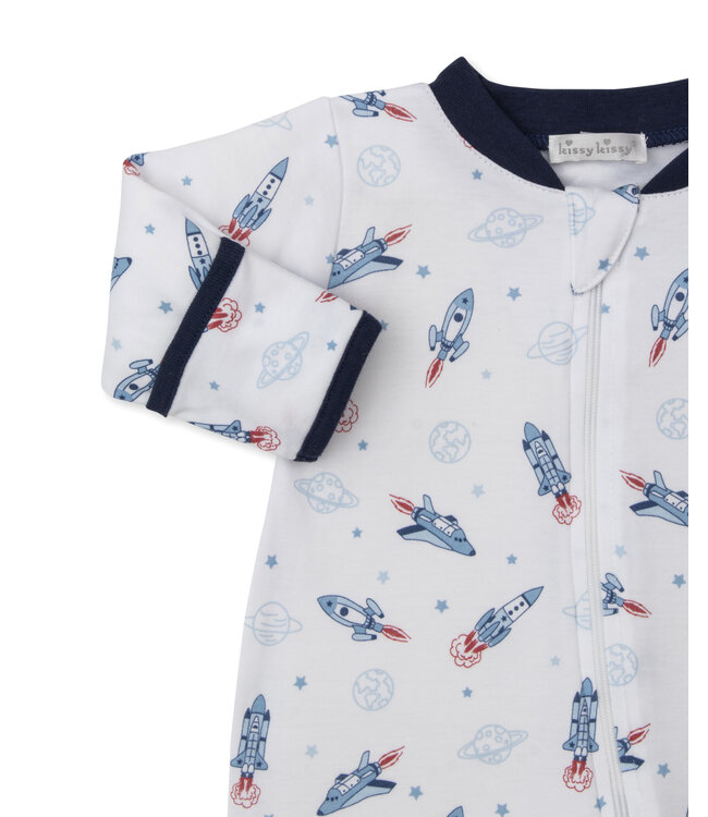 Kissy Kissy Space Voyage Footie w/Zip