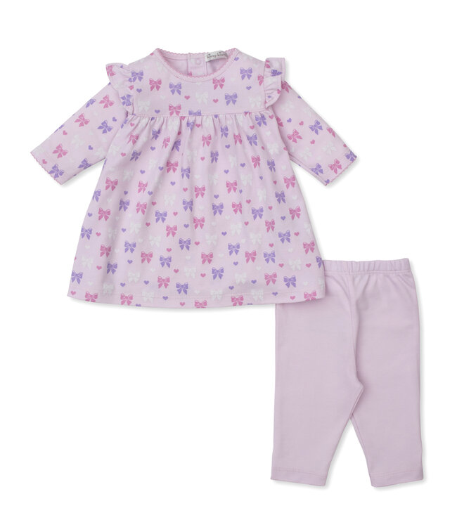 Kissy Kissy Pink Billowy Bows Dress Set