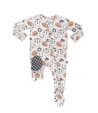 LEV baby Brady Zip Footie