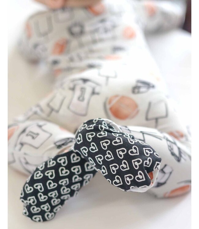 LEV baby Brady Zip Footie