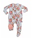 LEV baby Quinn Ruffled Zip Footie
