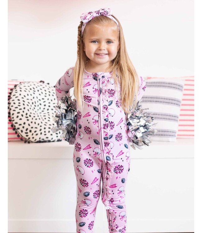 LEV baby Taylor Ruffled Convertible Romper