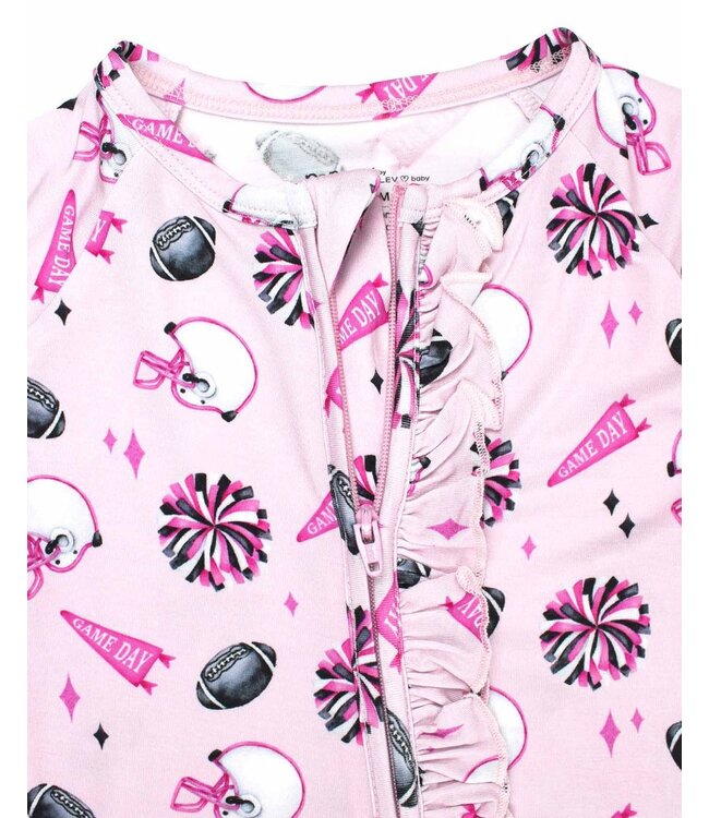 LEV baby Taylor Ruffled Convertible Romper