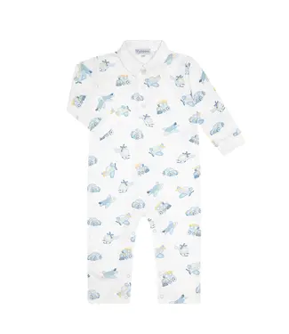 Nellapima Blue Mini Voyage L/S Romper