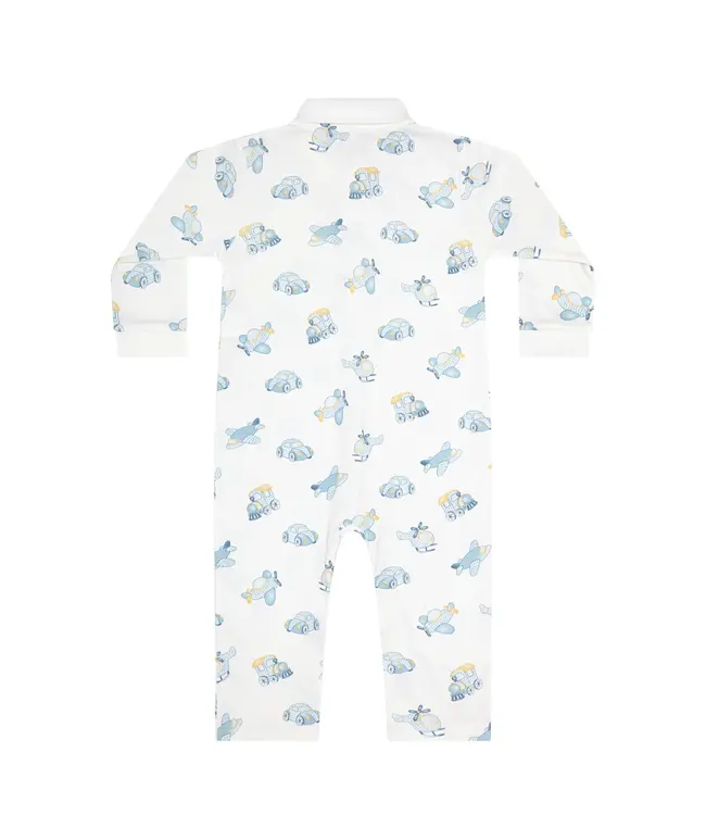 Nellapima Blue Mini Voyage L/S Romper