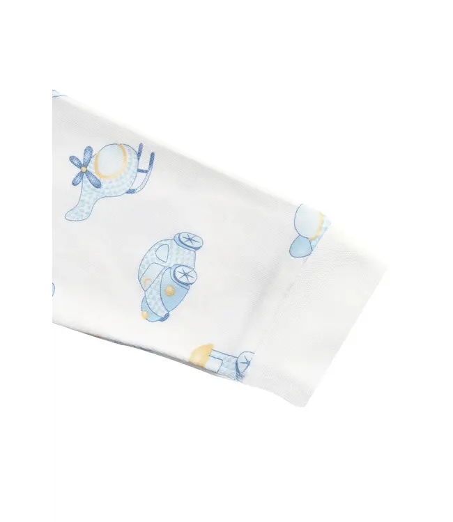 Nellapima Blue Mini Voyage L/S Romper