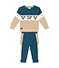 Milon Blue/Tan Dog Pant Set