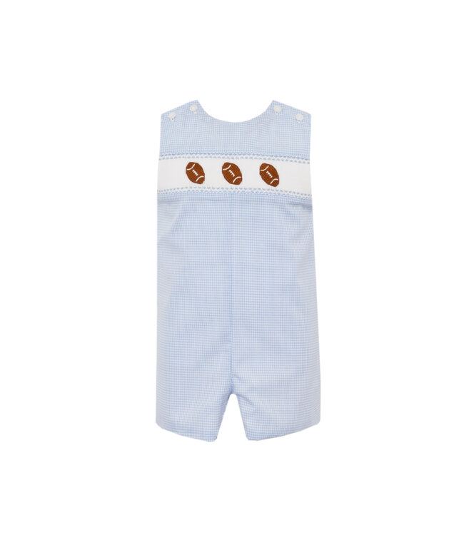 Petit Bebe Blue Gingham Football Jon Jon
