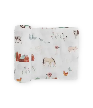 Little Unicorn Muslin Single Swaddle