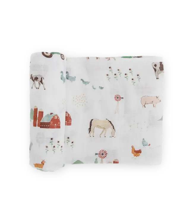 Little Unicorn Muslin Single Swaddle