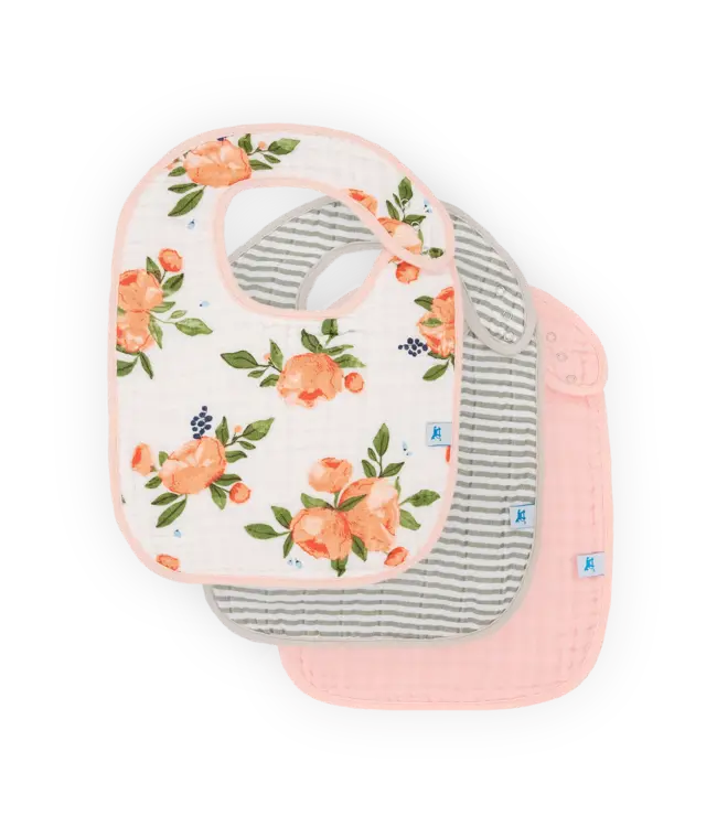 Little Unicorn 3 Pack Muslin Bib Pack