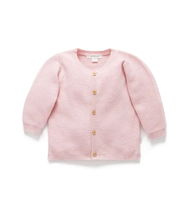 purebaby Pink Textured Cardigan