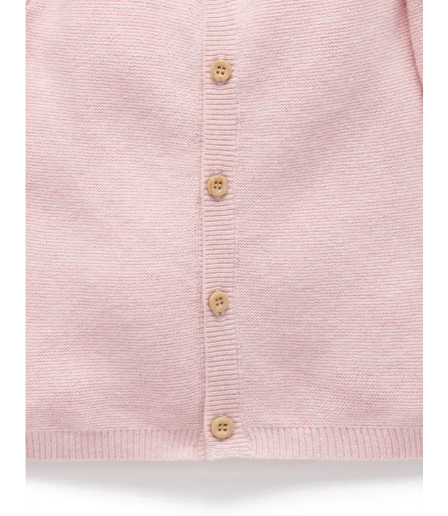 purebaby Pink Textured Cardigan