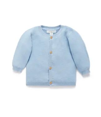 purebaby Blue Textured Cardigan