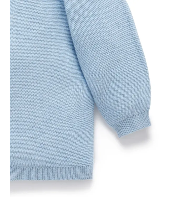 purebaby Blue Textured Cardigan