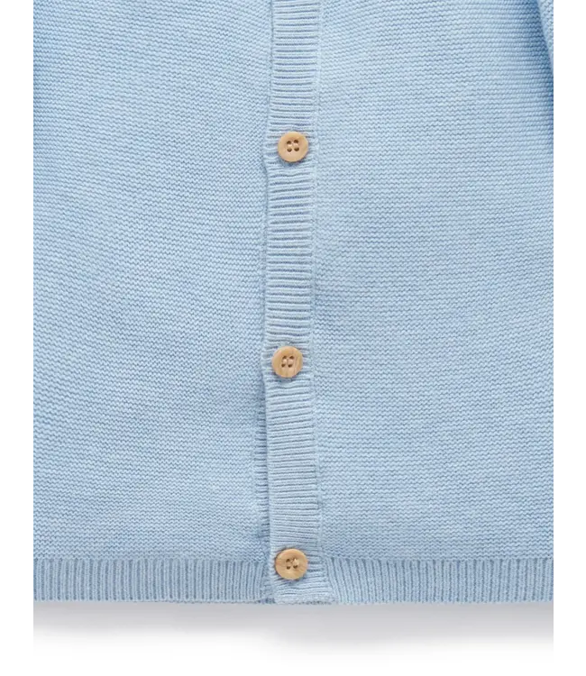 purebaby Blue Textured Cardigan